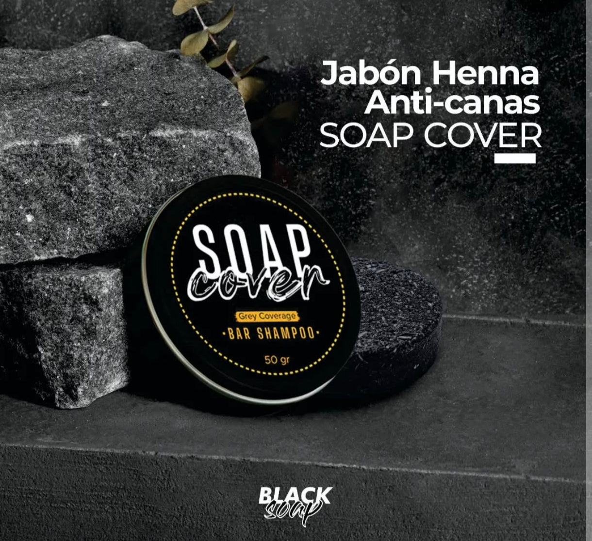 JABON DE HENNA || ANTI CANAS